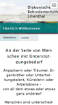 Mobile Screenshot of dbh-lilienthal.de